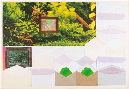 CONCETTO POZZATI (Vo 1935 - Bologna 2017) "Senza titolo", 1976. Tecnica mista...