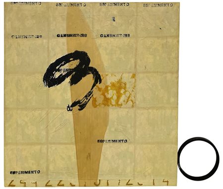 LUIGI CARBONI (Pesaro 1957) "Esperimento", 1987. Olio, acrilico e tecnica...