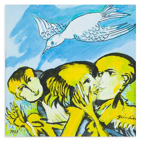 REMO BRINDISI (1918-1996) - Senza Titolo, 1992