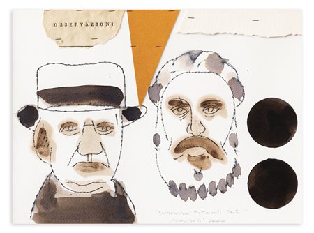 CONCETTO POZZATI (1935-2017) - Osservazioni tutte di… testa, 2002