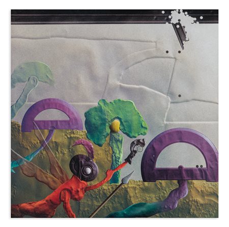 MILAN GOLDSCHMIEDT (1931) - Poligono di tiro Sud/Est; (impostazione N.1), 1982