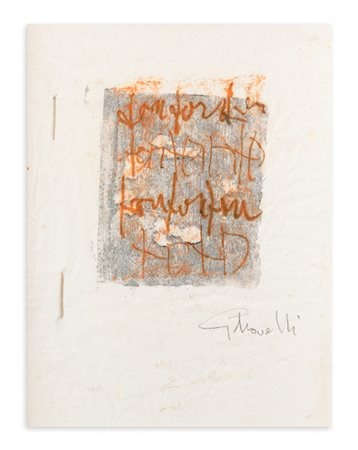 GASTONE NOVELLI (1925-1968) - Senza titolo, 1957