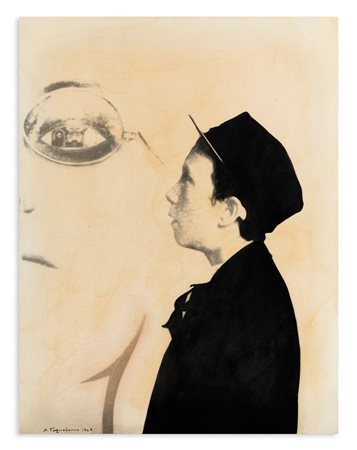 ALDO TAGLIAFERRO (1936-2009) - Natura morta con ragazzo + mezza donna, 1965