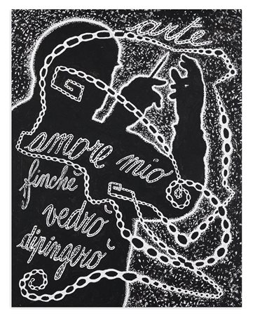 PLINIO MESCIULAM (1926-2021) - Amore mio finché vivrò dipingerò, 2004