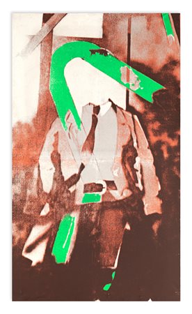 MARIO SCHIFANO (1934-1998) - Senza Titolo (Kasimir Malevic)