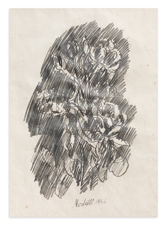 ENNIO MORLOTTI (1910-1992) - Senza Titolo (Rose), 1963