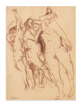 FAUSTO PIRANDELLO (1899-1975) - Bagnanti, 1947-1948 circa