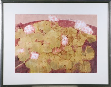 PEGORARO PRIMO (n. 1915) Senza titolo. Acquerelli su carta. Cm 70,00 x 50,00....