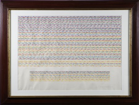 DORAZIO PIERO (1927 - 2005) Senza titolo. 1976. Litografia. Cm 100,00 x...