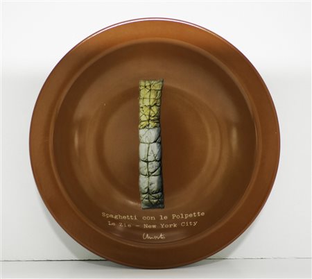 CHRISTO (n. 1935) Spaghetti con le polpette-Le zie-New York City. 2001....