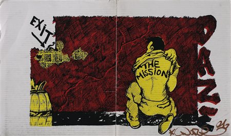 DAZE CHRISTOPHER ELLIS (n. 1962) The mission. 1986. Libro d'arte. Cm 19,50 x...