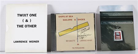 WEINER LAWRENCE (n. 1942) Lotto composto da n.3 opere. . . 1. Cd dal titolo...