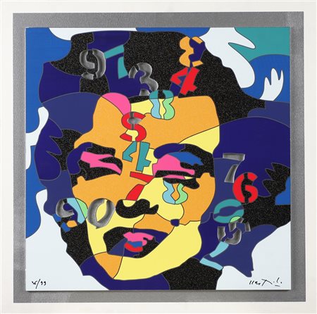 NESPOLO UGO (n. 1941) Senza titolo. Serigrafia. Cm 50,00 x 50,00. Opera...