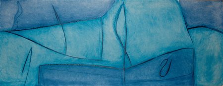 CASCELLA TOMMASO (n. 1951) Depositare vibrazioni. Acquaforte. Cm 130,00 x...