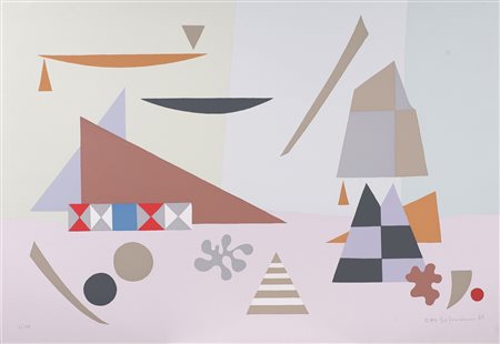 HOFFMANN OTTO (1907 - 1996) Otto Hoffmann (cartella). 1989. Serigrafia. Cm...