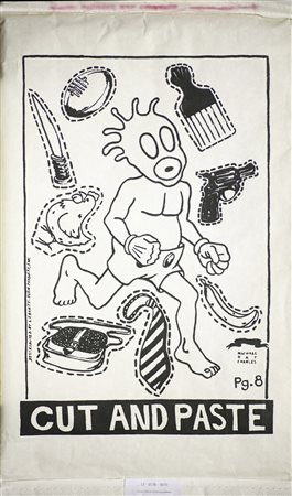CHARLES MICHAEL RAY (n. 1967) Cut and Paste. Libro d'arte. Cm 35,50 x 60,50....
