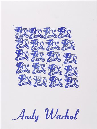 WARHOL ANDY (1928 - 1987) Stamped Indelibly. Inchiostro su carta. Cm 21,50 x...