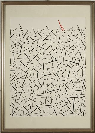 BONETTI BEPPE (n. 1951) Senza titolo. Litografia. . Cm 60,00 x 80,00....