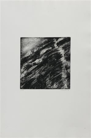 BONFANTI MAURIZIO (n. 1952) L'incontro e la lotta. 1993. Cera molle. Cm 53,00...