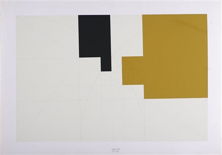 PARDI GIANFRANCO (n. 1933) Senza titolo. 1978. Litografia. Cm 70,00 x 50,00....