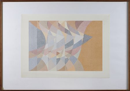 SCHMID ALDO (n. 1935) Sequenze. 1968. Litografia. Cm 70,00 x 50,00....