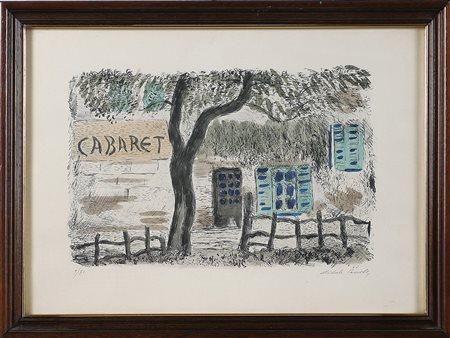 CASCELLA MICHIELE (1892 - 1989) Senza titolo. Litografia. Cm 50,00 x 35,00....