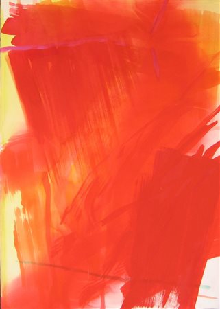 BRESSAN ITALO (n. 1950) Senza titolo. 1988. Tecnica mista su carta. Cm 70,00...