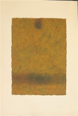 INTELISANO WOLFANGO (n. 1942) Senza titolo. 1987. Tecnica mista su carta. Cm...