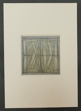 L'ACQUA ENZO (n. 1938) Senza titolo. 1992. Tecnica mista su carta. Cm 36,00 x...