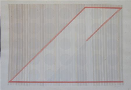 NANGERONI CARLO (n. 1922) Senza titolo. 1977. Acquerello su carta. Cm 100,00...