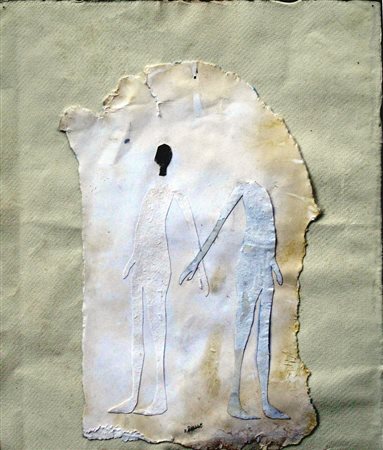 NOVALI RINALDO (n. 1952) Senza titolo. 1981. Tecnica mista su carta. Cm 30,00...