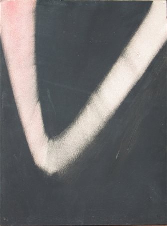 RURIK (n. 1960) Senza titolo. 1985. Olio su carta. Cm 24,00 x 32,50.