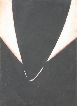 RURIK (n. 1960) Senza titolo. 1985. Olio su carta. Cm 24,00 x 32,50.