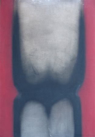 RURIK (n. 1960) Senza titolo. 1986. olio su carta intelata. Cm 76,00 x 110,00.