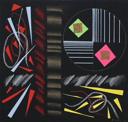 FINZI ENNIO (n. 1931) Senza titolo. 2013. Tecnica mista e collage su...