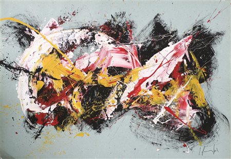 FORMICHETTI SILVIO (n. 1969) Senza titolo. 2013. Olio su cartoncino. Cm 50,00...