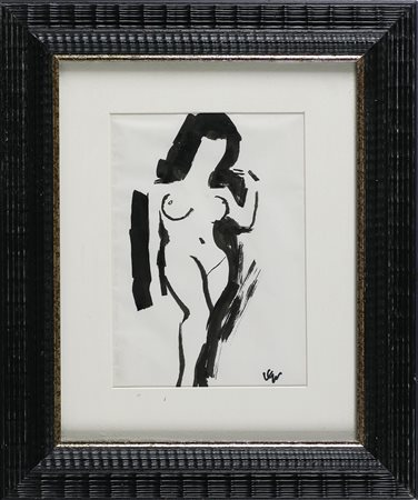 VENNA LUCIO (1897 - 1974) Senza titolo. Inchiostro su carta. Cm 17,00 x...