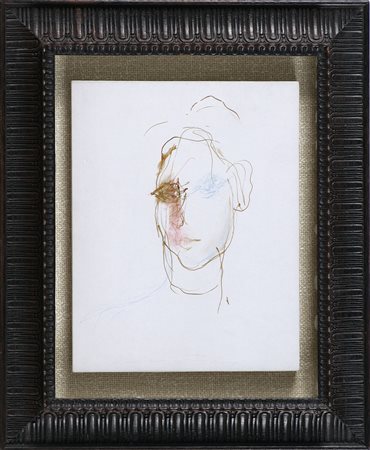 TRECCANI ERNESTO (1920 - 2009) Senza titolo. Inchiostro e acquarello su carta...