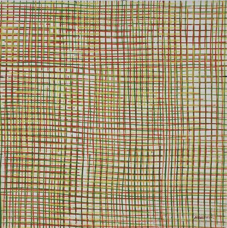 PIEMONTI LORENZO (n. 1935) Senza titolo. Tecnica mista su carta. Cm 48,00 x...