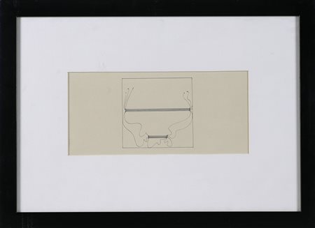 JANNINI ERNESTO (n. 1950) Senza titolo. 1991. China su carta. Cm 31,50 x...