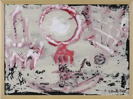 BERTO GIAN PAOLO (n. 1940) Senza titolo. 2011. Tecnica mista su carta. Cm...