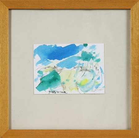 BOSCHIN MAURO (n. 1954) Senza titolo. Tecnica mista su carta. Cm 17,00 x...