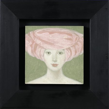 RIZZI ALBERTO (1954 - 2003) Memoria. 1999. Acrilico su tavola. Cm 20,00 x...