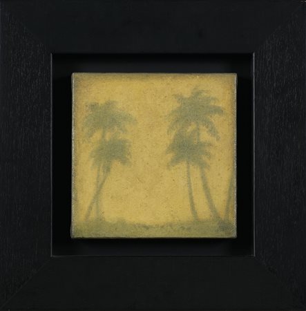 RIZZI ALBERTO (1954 - 2003) Memoria. Tempera su tela. Cm 20,00 x 20,00....