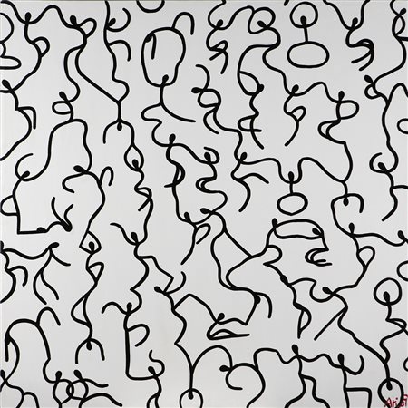 RUFFINENGO ARIANNA (n. 1979) Comfort. 2007. Acrilico su tela. Cm 100,00 x...