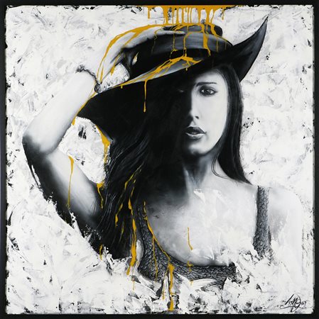 ACME 107 (FABIO COLOMBINI) (n. 1974) Woman. 2011. Tecnica mista su tela. Cm...