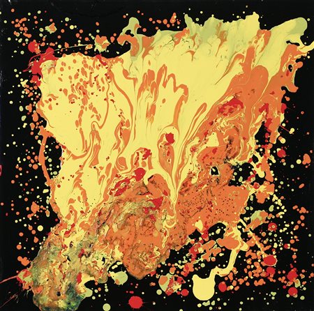 CINISELLI EUGENIA (n. 1971) Butterfly. 2012. Smalto su tela. Cm 50,00 x 50,00...