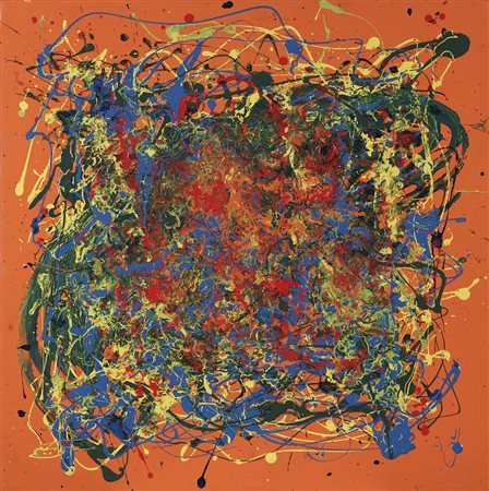 CINISELLI EUGENIA (n. 1971) Inside the pumpkin. 2010. Smalto su tela. Cm...