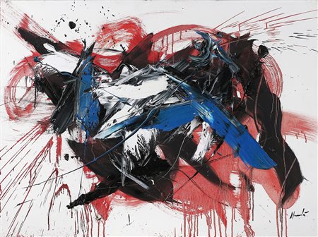 FORMICHETTI SILVIO (n. 1969) Senza titolo. 2009. Olio su tela . Cm 81,00 x...