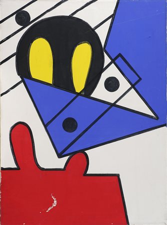 TURRINA ALESSANDRO (n. 1940) Senza titolo. Olio su tela . Cm 60,00 x 80,00 x...